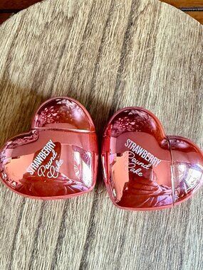 NEW 2-Pc Strawberry Pound cake Lip Oil Bath & Body Works